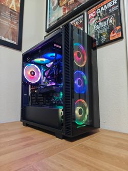 Custom Built Gaming PC Computer Desktop AMD Ryzen 3600, Nvidia GTX 1070 Ti, 16GB DDR4, M.2 Nvme Rosewill ASRock Gigabyte Corsair