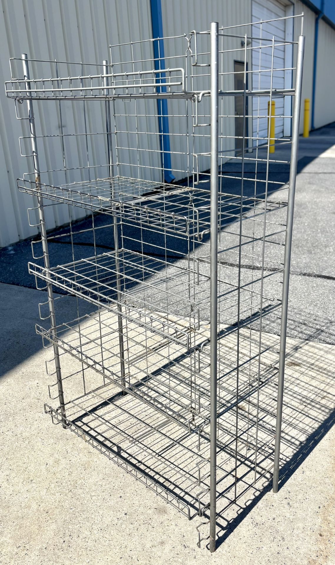 Commercial Steel Rack 64in. Retail - Restaurant- Storage - Display