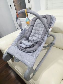 Ingenuity Summer 2-in-1 Bouncer & Rocker Duo (Light Gray Tweed)