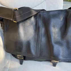 Coach Leather Shoulder Messenger Bag