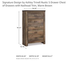 Tall Dresser- 5 drawer