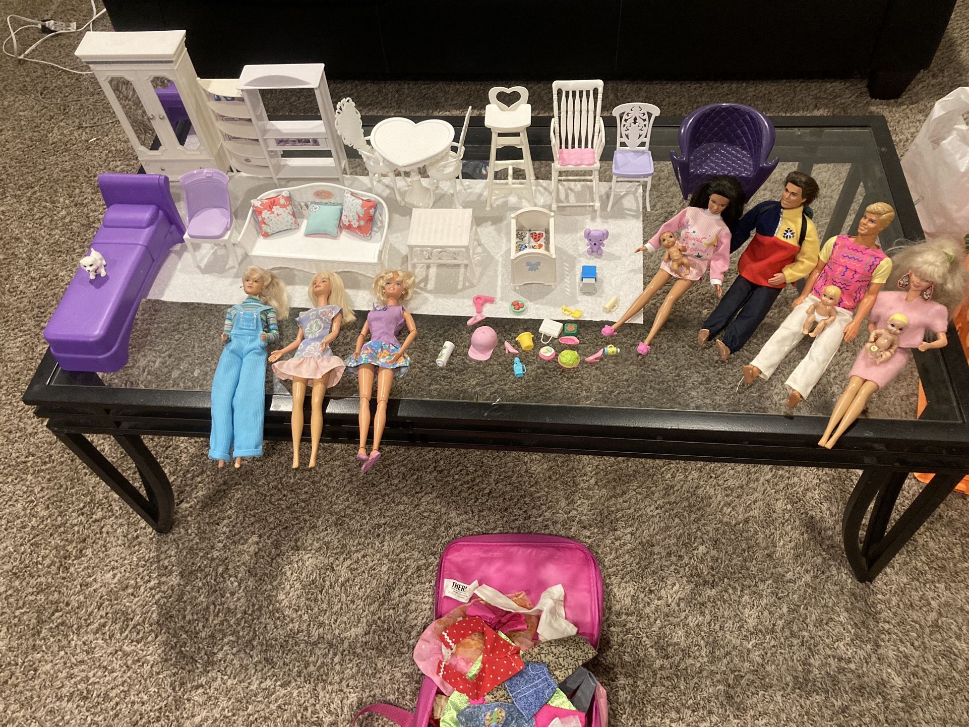 Big Barbie Bundle With Extra Clothes
