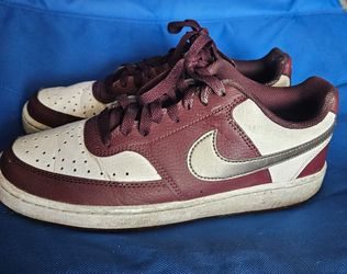 Nike 7.5 White/Maroon