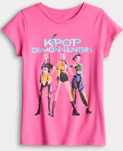 K-Pop Demon Hunters Graphic T-Shirt (S/6) Girls
