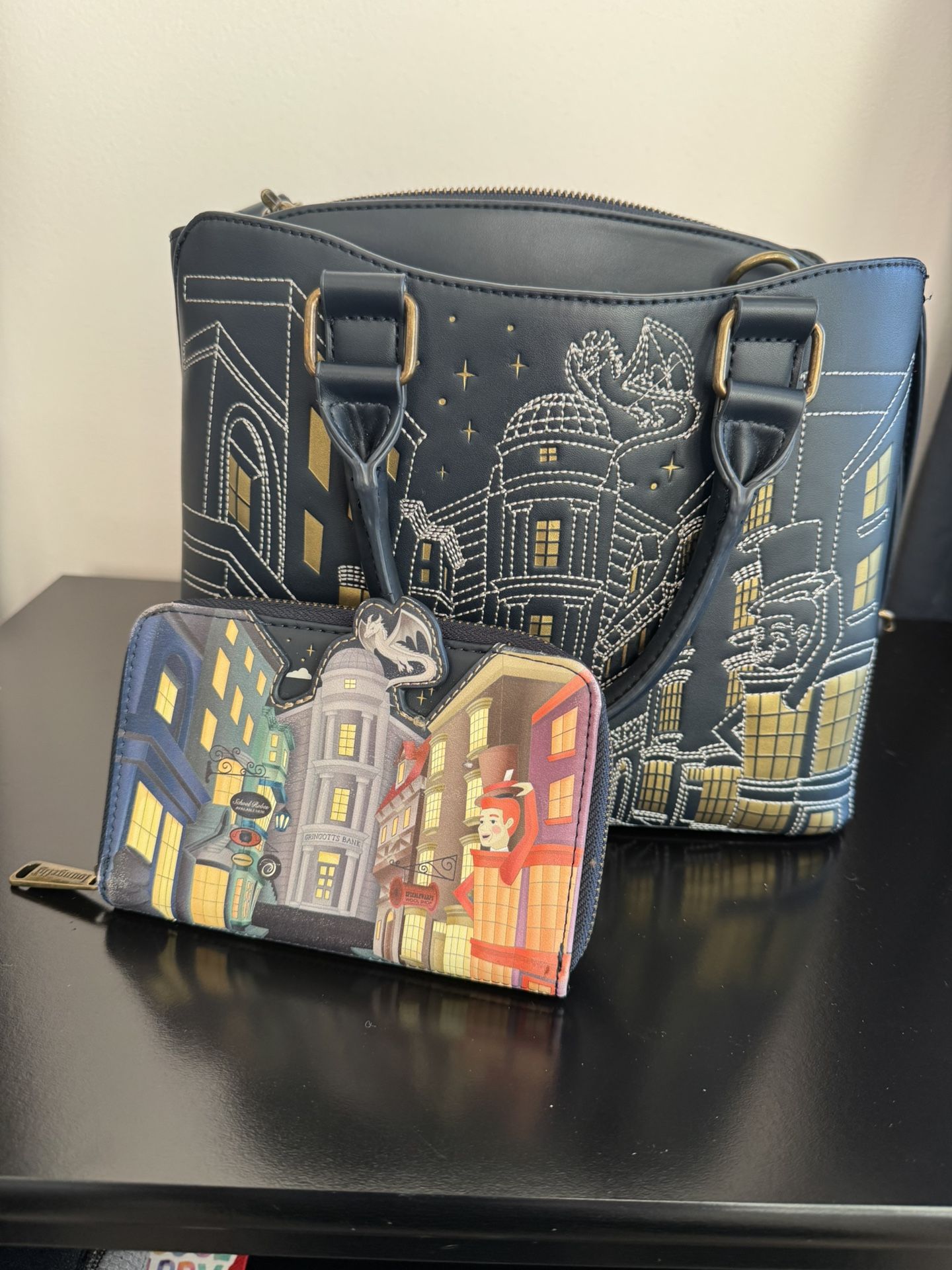 Loungefly Harry Potter Diagon Alley Purse And Wallet