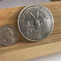 Sterling Silver Brooch Vintage Mexico 