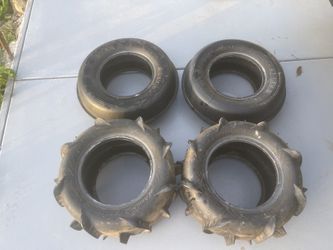 Quad Paddle Tires No Rims