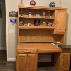 Desk And Hutch