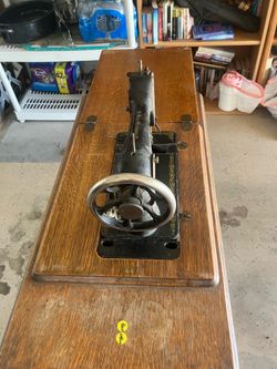 Old Treadle Sewing Machine