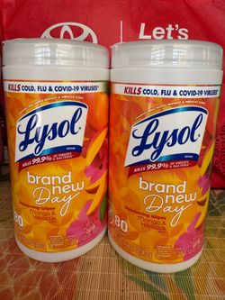 Lysol disinfecting wipes - mango & hibiscus scent