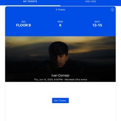 Ivan Cornejo Concert Tickets