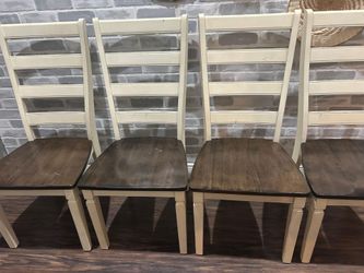 Dinning chairs set of 4 solid wood