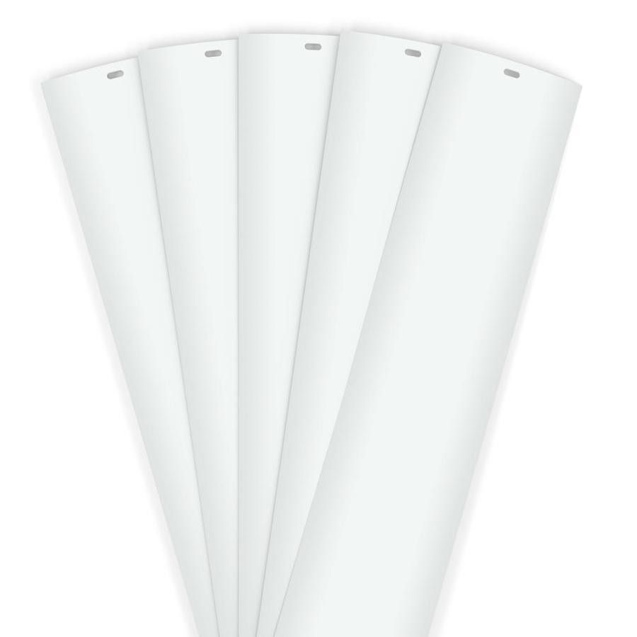 LEVOLOR 13-Pack 3.5-in Crown White Plastic Vertical Vanes (Actual: 54-in)