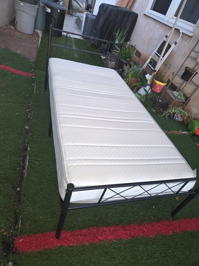 Twin XL bed and matress