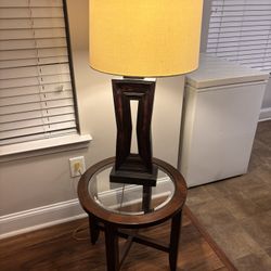 Side Table With Lamp / NEED GONE ASAP