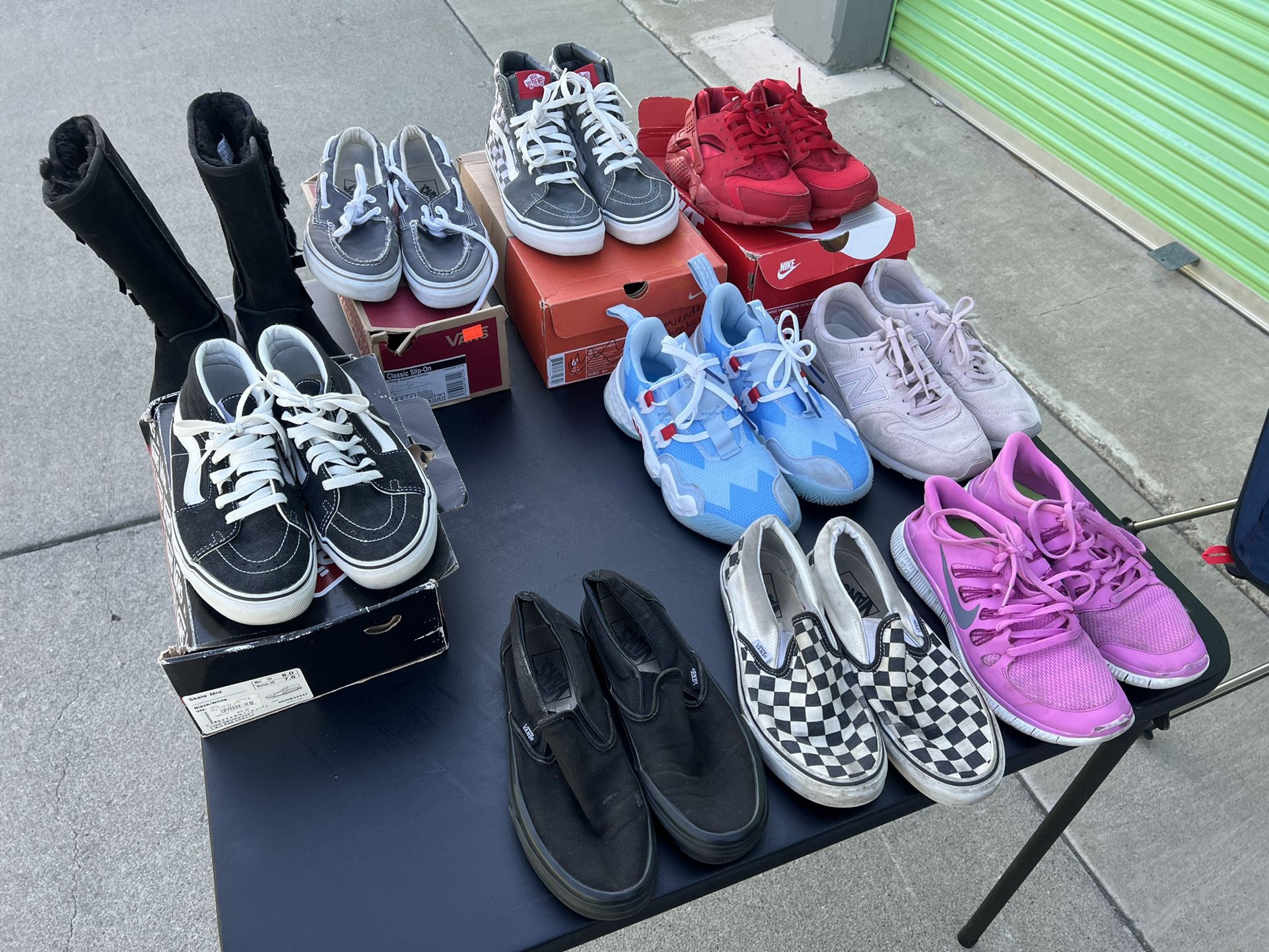 nike adidas vans