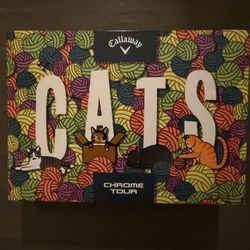 Callaway Golf Balls Chrome Tour “Cats” limited Edition