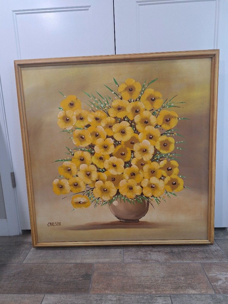 Vintage Flower Painting