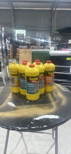 Bulk Lot: Prestone Max Cooling System Cleaner & Fix & Boost (7 Bottles Total)