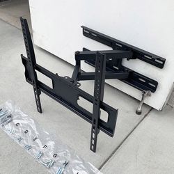 (NEW) $25 Full Motion 32-55” TV Wall Mount Swivel Tilt VESA 400x400mm, Max Load 99 Lbs 