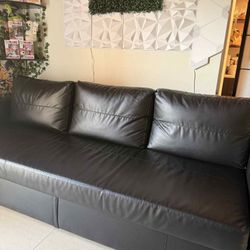 FRIHETEN Sleeper sofa, Bomstad black IKEA 