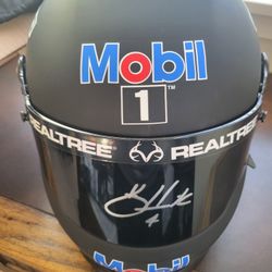 NASCAR Kevin Harvick Mobile 1 Signed Helmet