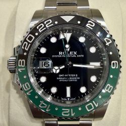 Brand New March 9, 2026 Rolex GMT II “Sprite” Oyster. Unworn. 