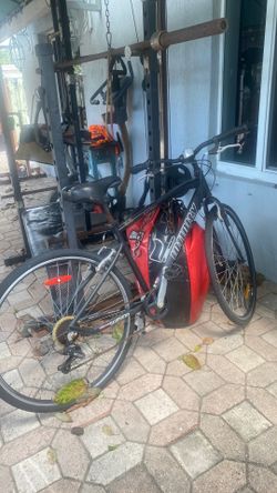 Bicicletas y saco de boxiar todo  en buenas condiciones todo por 150