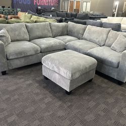 Grey New Sofa Couch 