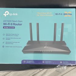 TP-link AX1500 Wi-Fi 6 Router