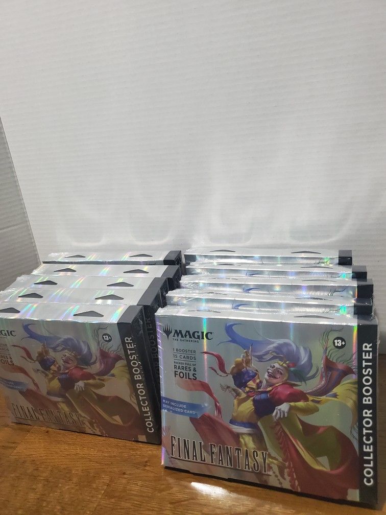 Magic: The Gathering - Final Fantasy Collector Omega Box! NEW/SEALED - IN HAND Lot Of 10