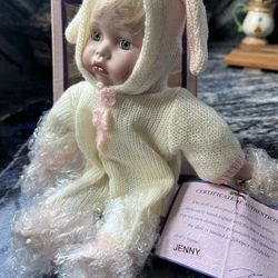Goldenvale JENNY Vintage Collectible Porcelain Doll