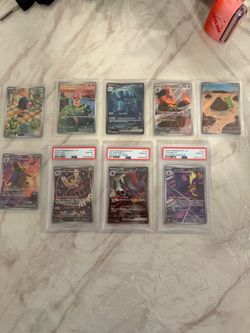 Entire set of more than 100 cards