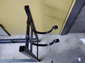 Fireplace wood holder with all the attachments