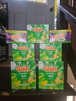 GAIN POUDER AND DRYER SHEETS