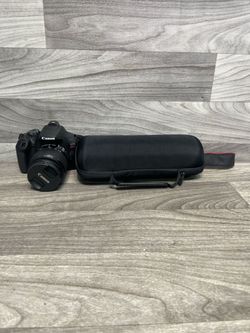 Canon EOS Rebel T7 DSLR – w/ 18-55mm & 50mm Lenses, Lens Carry Case (A1D025896)
