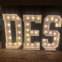 Marquee Letters And Numbers