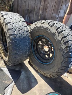 15" 4 Lug rims powder coated