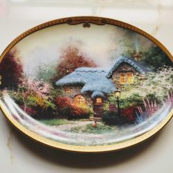 Vintage Thomas Kincade Plate