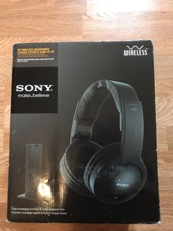 SONY WIRELESS STEREO HEADPHONES SYSTEM