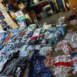 Car Seat And Baby Clothes For Boys Girls And Weight Bench