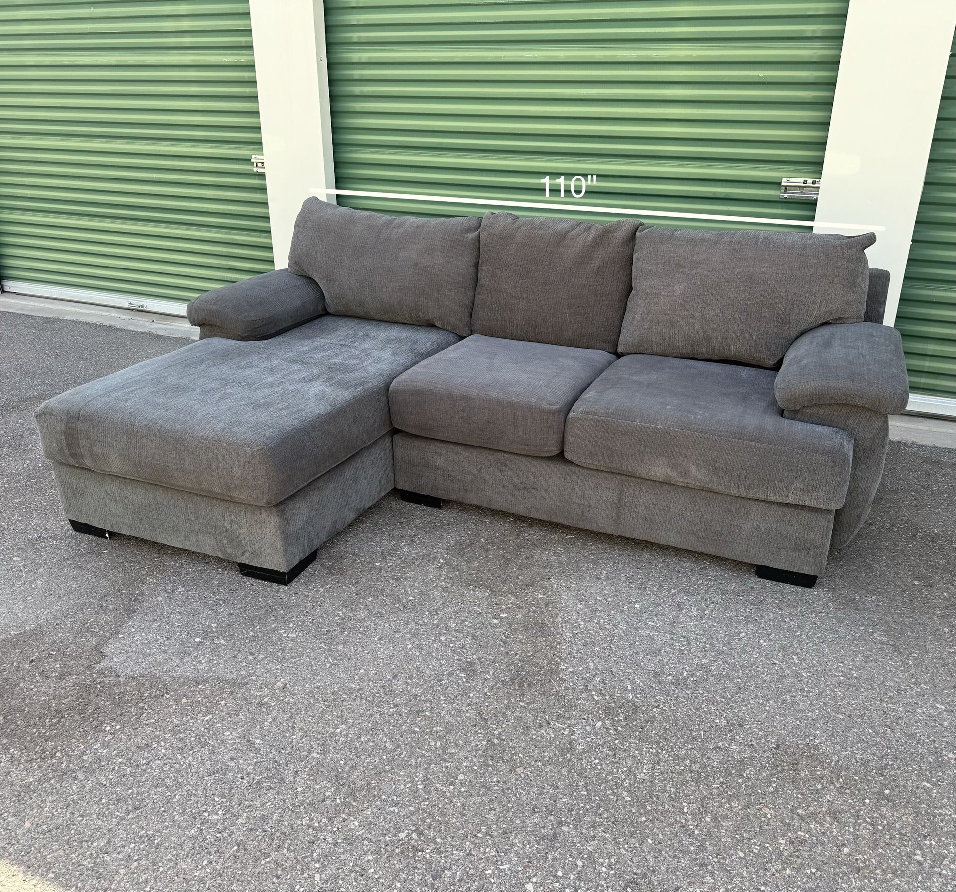 Beautiful Gray Sofa Lounge Couch + Free Delivery