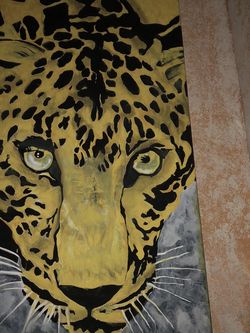 Painting Jaguar tiger leopard