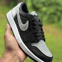 Swarovski x Air Jordan 1 OG Low Stealth Women’s