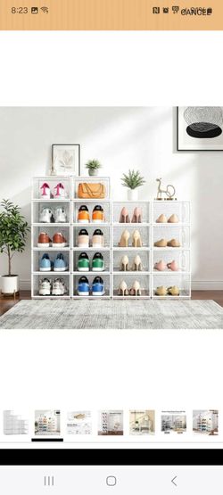 15 pack ok f shoe boxes organizer new in box pick up in pomona $40
