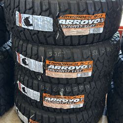 🇺🇸🚀265/70/R17 Vendo Set De Llantas Arroyo RT LAS 4 Por $520