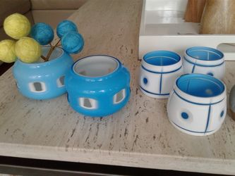 Crate and Barrel vases. $5 to $8 each