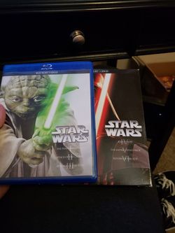 Star wars full DVD and blue ray set
