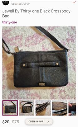 New Jewell by Thirty-one Crossbody Bag Slate Gray