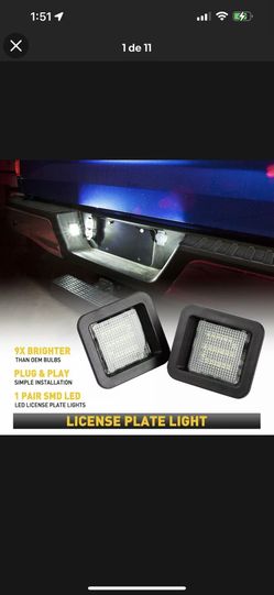 Ford F  15-22 Led License Plate Light 
